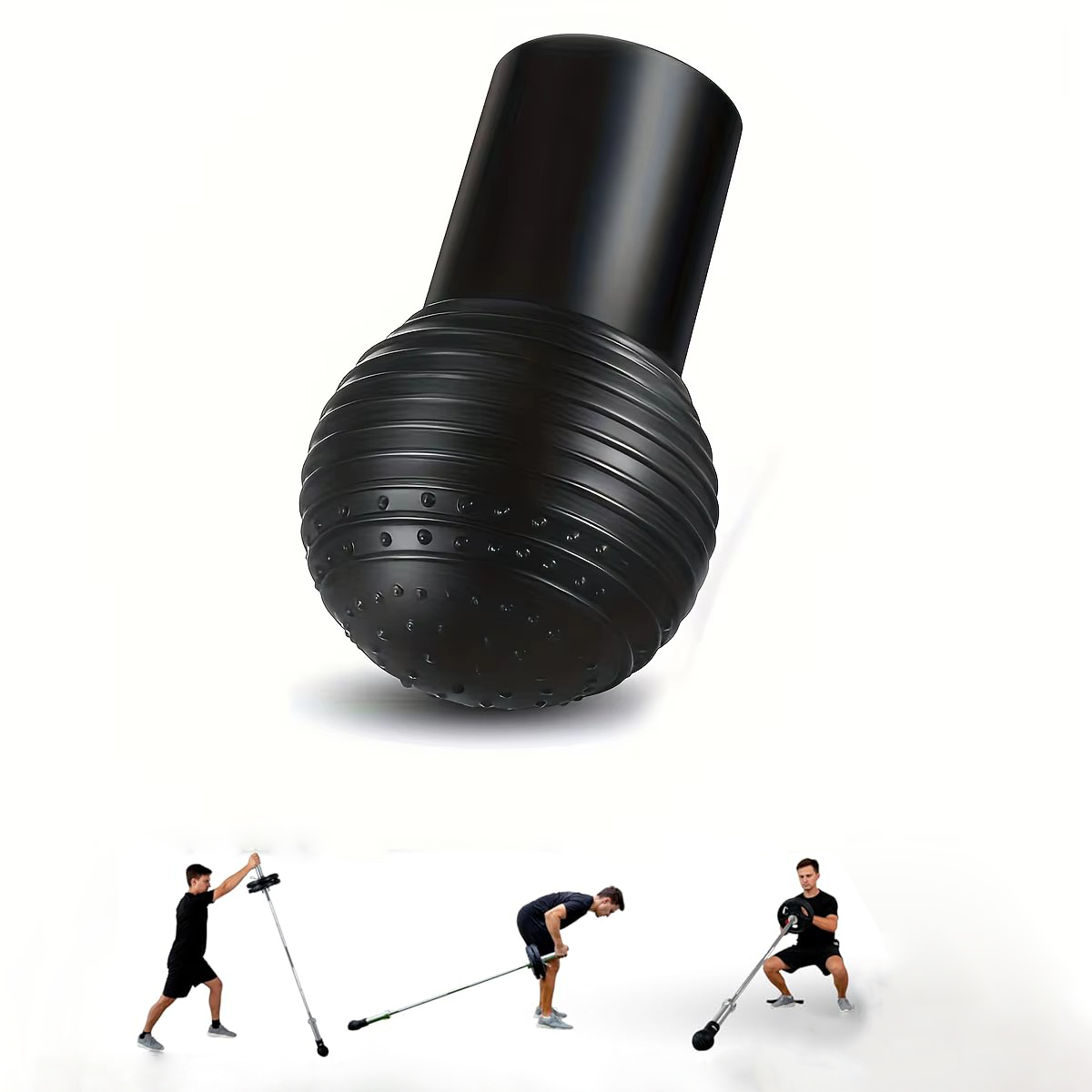 Battle Rope Anchor - Perlengkapan Ranjau Darat untuk Barbel, Mudah