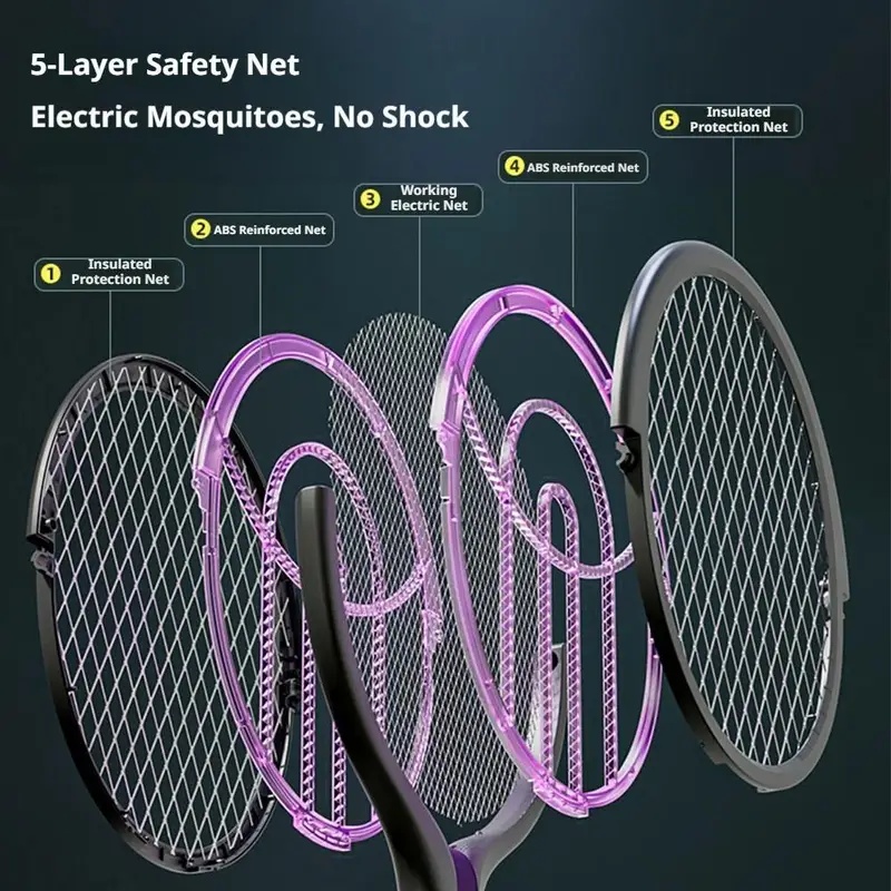 Raket Pembasmi Serangga Putar  - Head Racket Boom ulasan dan harga