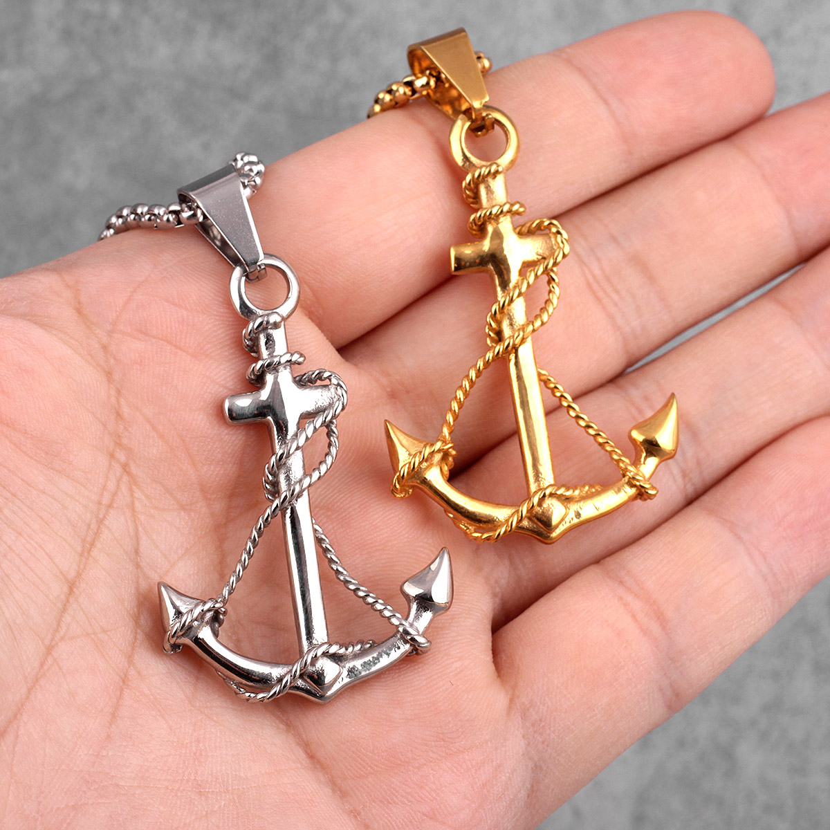 Jangkar Warna Perak Emas Kalun - Battle Rope Anchor ulasan dan harga