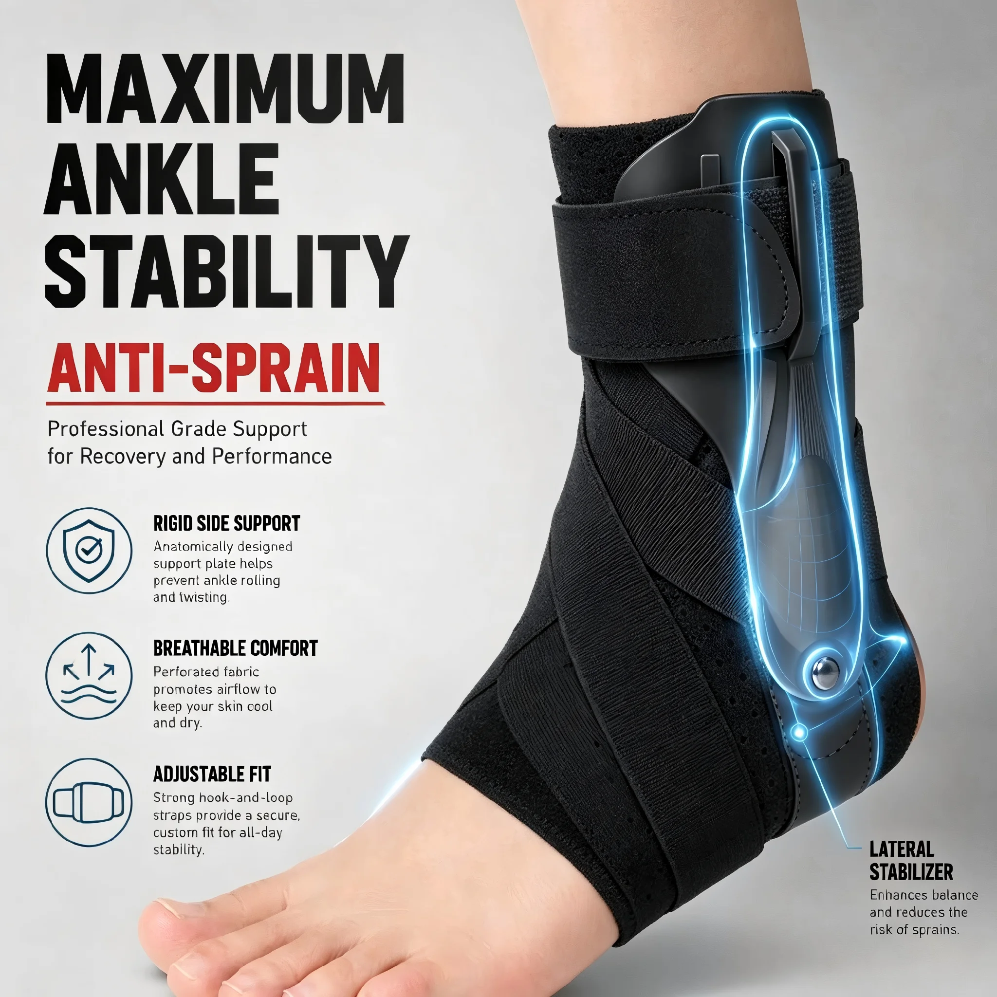 1/2 Buah Penyangga Pergelangan - Ankle Mobility Band ulasan dan harga
