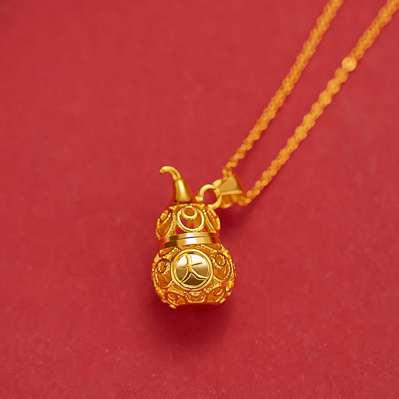 Kalung emas murni 18K liontin  - Battle Rope Anchor ulasan dan harga
