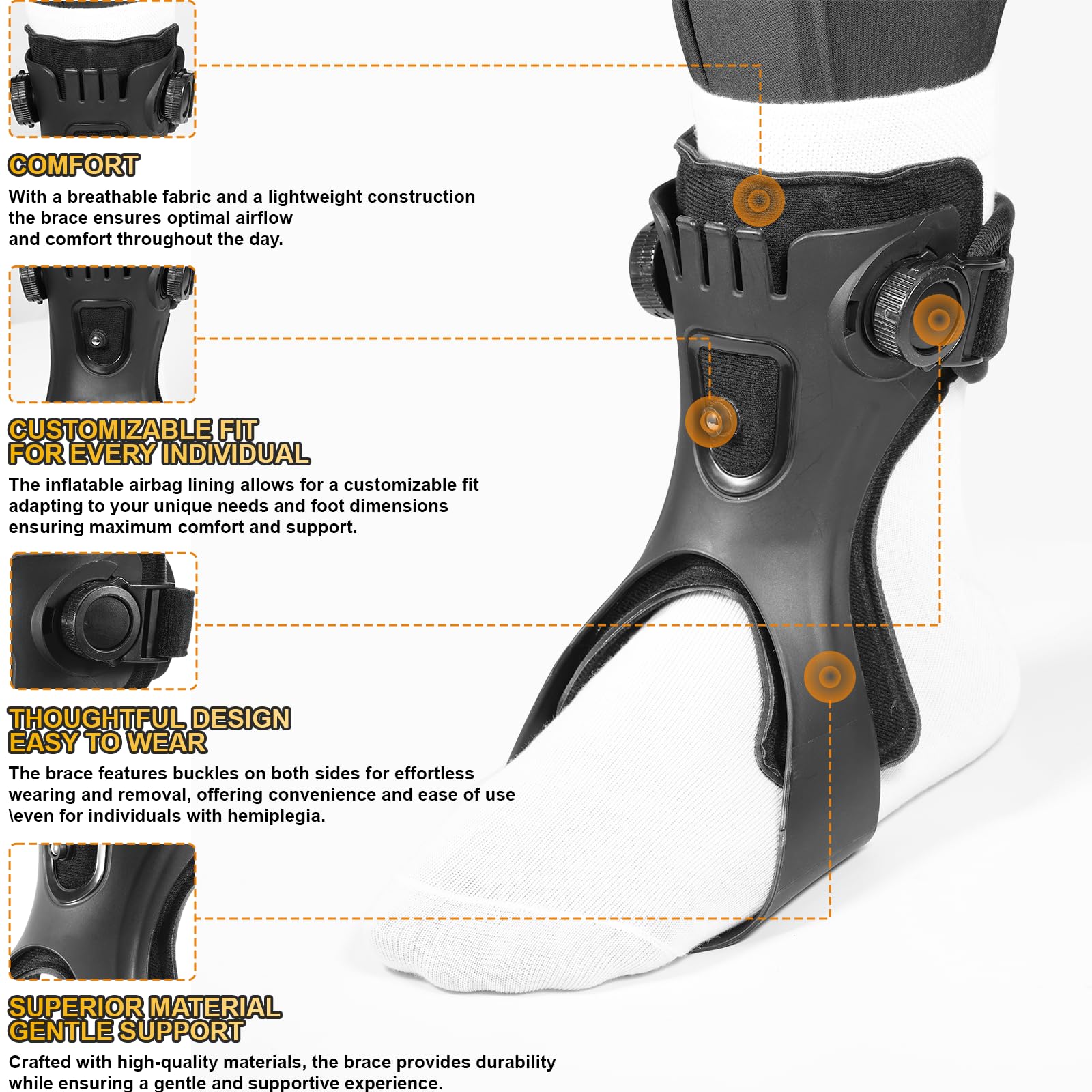 Penyangga Kaki Drop Foot Ortho - Ankle Mobility Band ulasan dan harga