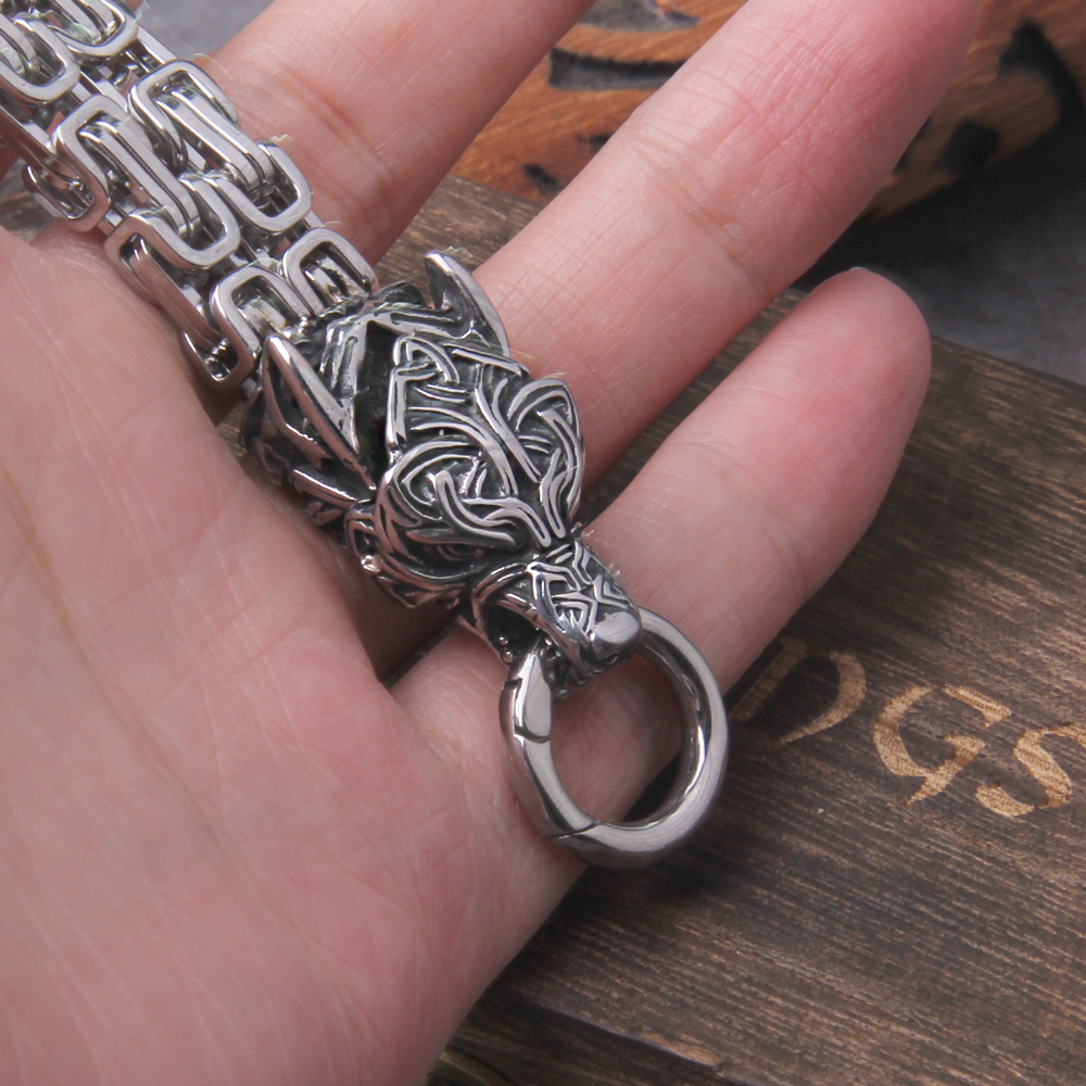 Kalung Serigala Celtic Pria Ti - Battle Rope Anchor ulasan dan harga
